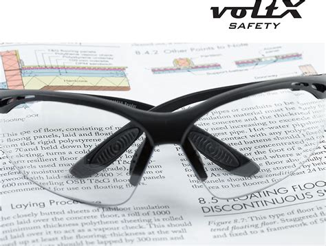 Voltx Constructor Safety Readers With Full Lens Reading Glasses Clear For Sale Online Ebay