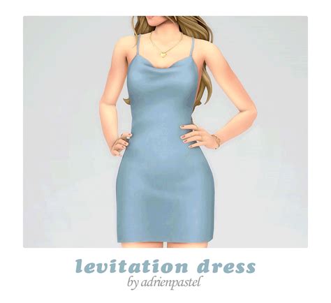 Adrienpastel — 📑 Levitation Dress · Base Game Compatible Female