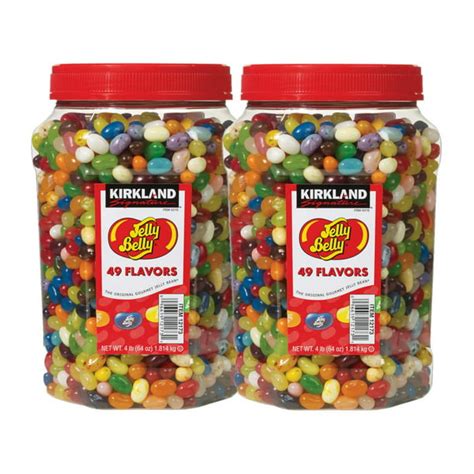 2 Pack Kirkland Signature Jelly Belly Gourmet Jelly Beans 4 Lbs