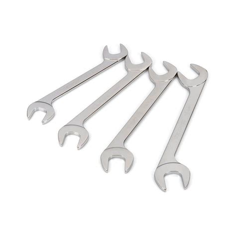 Tekton 1 116 In To 1 14 In Angle Head Open End Wrench Set 4 Piece