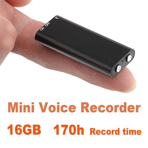 Digital Small Mini Voice Recorder With 16gb Usb Flash Drive And Mp3