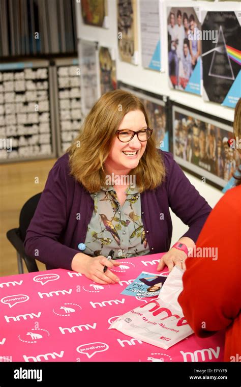 Comedian Sarah Millican Promotes Her Dvd Home Bird At Hmv In Newcastle Featuring Sarah