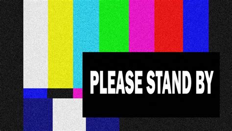 Television Test Pattern with Noise Stock Footage Video (100% Royalty