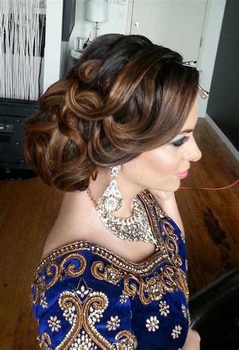 This Hair Updo For Indian Wedding For Short Hair Stunning And Glamour