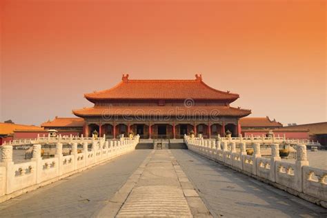 Forbidden City Emperor S Palace Beijing China Stock Photo Image Of
