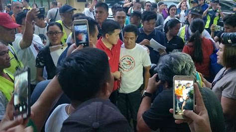 look senator bong go visits fire victims from brgy lapasan and puntod cagayan de oro city