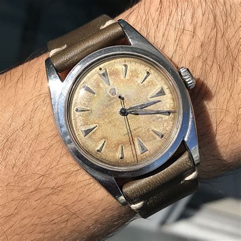 Vintage Rolex Oyster Perpetual Tropical Ref Everest Explorer