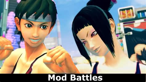 Sakura Vs Juri Ultra Street Fighter IV Mod Battles USFIV Mods YouTube