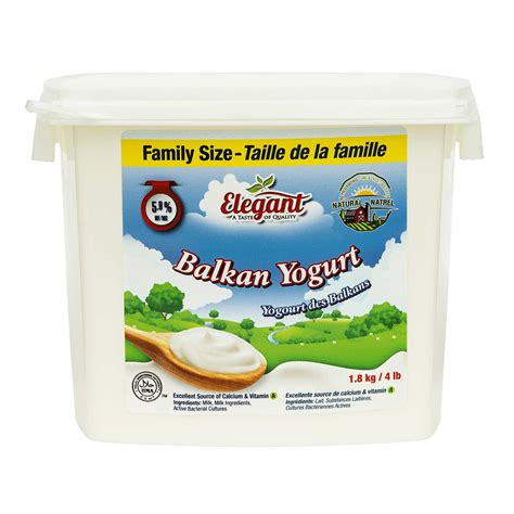 Elegant Balkan Yogurt 5.9% 1.8 kg / Elegant Balkan Yogurt 5.9% 1.8 kg ...