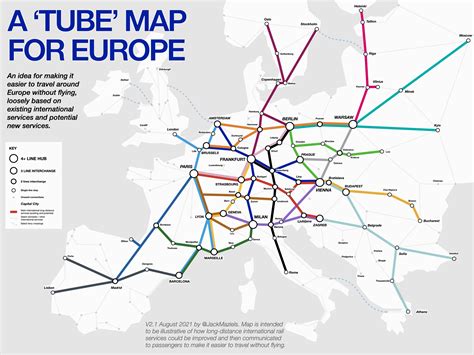 Europe Train Rail Maps