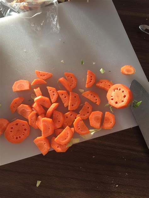 My Carrot Has Diamond Shaped Holes In It Mildlyinteresting
