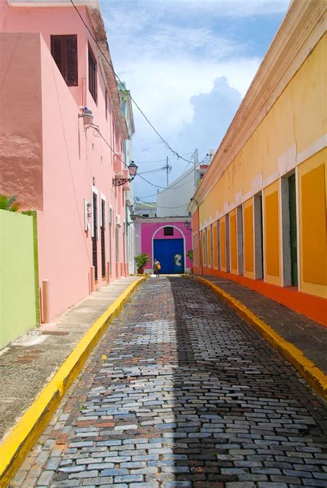 Adding curb appeal with cobblestone pavers. Calle Imperial, Old San Juan, Puerto Rico | www.facebook ...