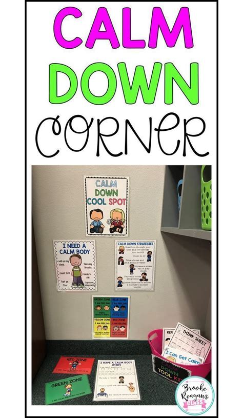 Calm Down Corner And Area Calm Down Tool Kit Responsive Classroom