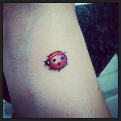 They are rather small in size and are often found around the brilliant hues of forest flowers. 29 Impressive Ladybug Wrist Tattoos