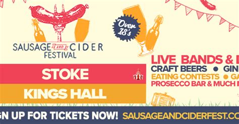 Buy Tickets Sausage And Cider Fest Stoke 2022 Kings Hall Sat 9