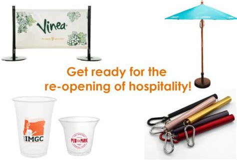 Branded Swag For Hospitality Reopening Promotional Merchandise