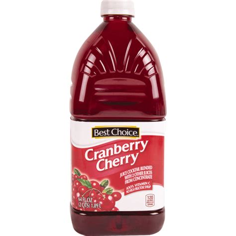 Best Choice 15 Cranberry Cherry Juice Juice And Lemonade Rons