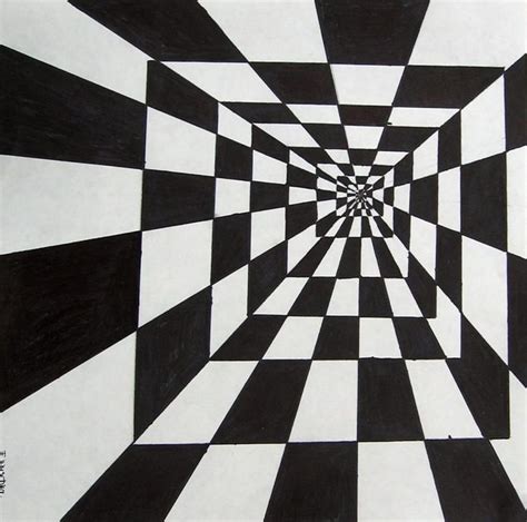 Optical Illusions Drawings Illusion Drawings Optical Illusions