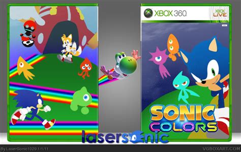 Sonic Colors Xbox 360 Box Art Cover By Lasersonic1029