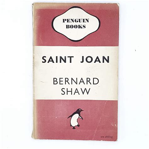 Vintage Penguin Red Bernard Shaw Classic St Joan Vintage Penguin Jean