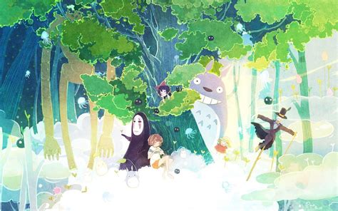 Ghibli Watercolor Wallpapers Top Free Ghibli Watercolor Backgrounds