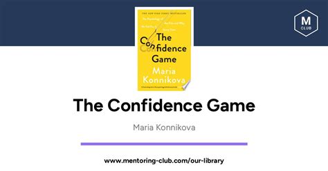 The Confidence Game The Psychology Of The Con And Why We Fall For It