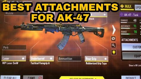 Best Attachment For Ak 47 Gunsmith Loadout In Cod Mobile Youtube