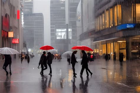 People Walking In The Rain Free Stock Photo Public Domain Pictures