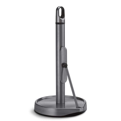 Simplehuman Tension Arm Standing Paper Towel Holder Black Stainless Steel Walmart Com