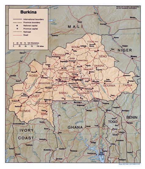 Political Map Of Burkina Faso Map Political Map Burkina Faso Images