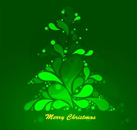 Abstract Green Christmas Tree Vector Graphic Free Vector Graphics