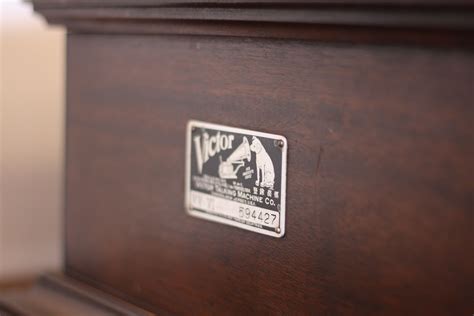 The Iconic Victor Victrola Logo From An Original 1900s Phonograph