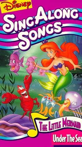 Disney Sing Along Songs Under The Sea VHS Amazon Fr DVD Et Blu Ray
