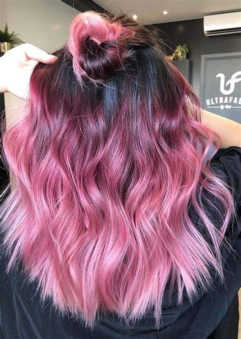 Prettiest Pink Ombre Hair Color Shades To Show Off In 2020