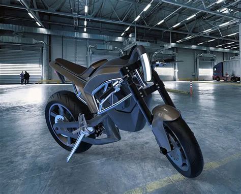 Futuristic Tesla Inspired E Motorcycle Concept For Daily Commuting In