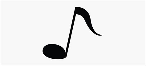 Eighth Note Music Node Instrument Vector Icon Musical Eighth Note