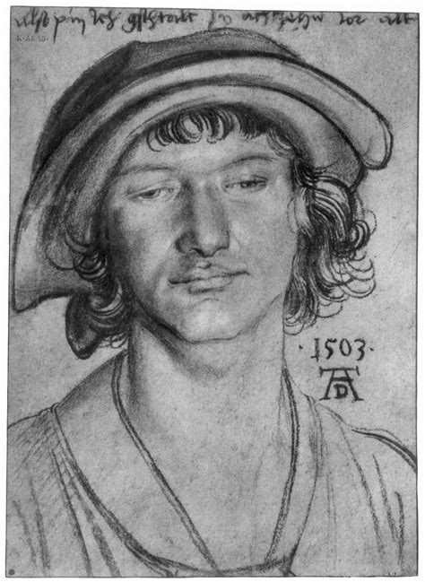 Porträt Eines Achtzehnjährigen Mannes 1503 Albrecht Dürer 1471