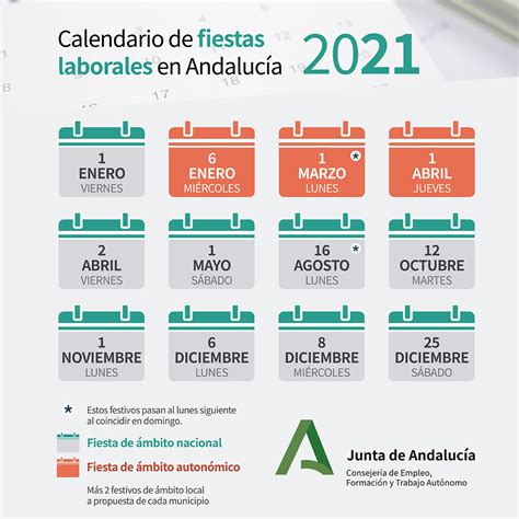 Calendario Laboral 2021 Junta De Andalucia Calendario Apr 2021