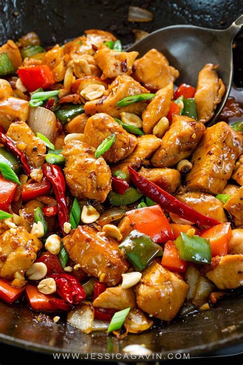 Preparations vary widely, but some version of this dish has existed since at least the late 19th century. Kung Pao Chicken - Jessica Gavin | Recipe | Chicken ...