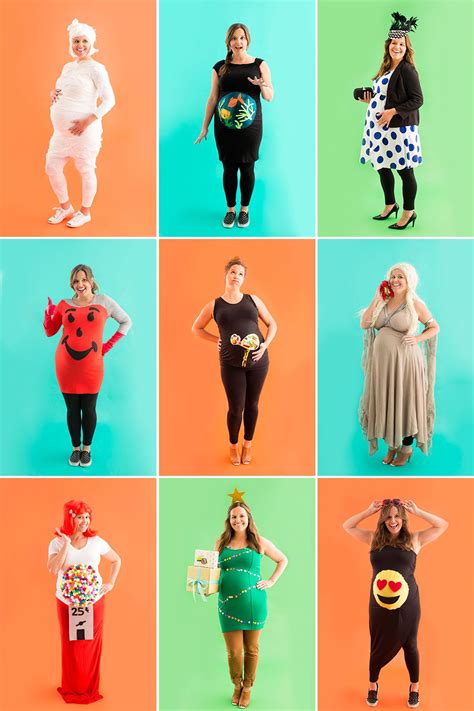 10 Diy Maternity Halloween Costume Ideas For Pregnant Women Via Brit Co Pregnancy Costumes