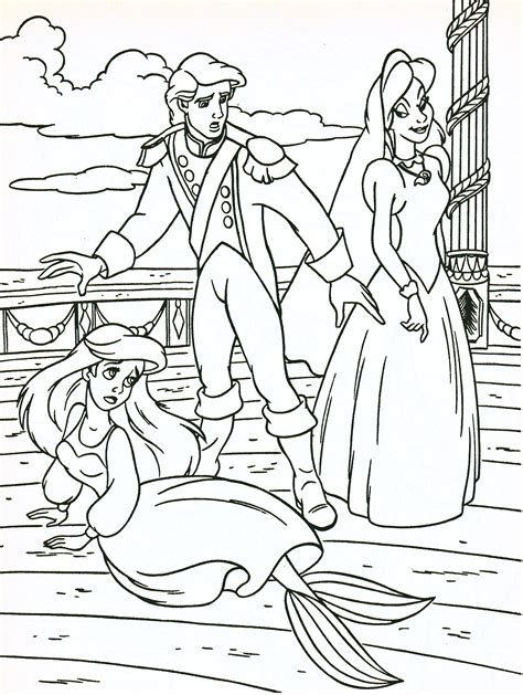 Https://wstravely.com/coloring Page/ariel Disney Princess Coloring Pages With Prince