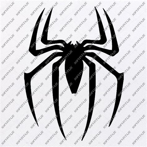 Spiderman Logo Svg File Spiderman Original Svg Designtattoo Svg Spider