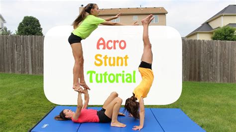 Acro Stunts For 1 Person Treelineartillustration