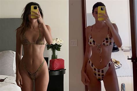 Kendall Jenner Rocks Two Bikini Looks On Girls Vacation