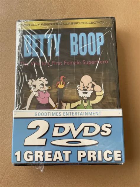 Vintage Betty Boop Classic Collection Dvd 2 Disc Set Original Cartoon