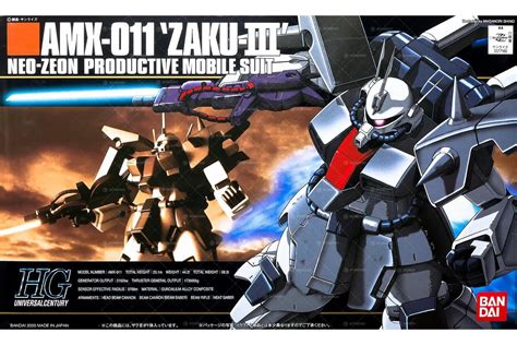 014 Hguc 1144 Amx 011 Zaku Iii Bandai Gundam Models Kits Premium