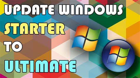 How To Update Windows 7 Starter To Ultimate In 1 Minute