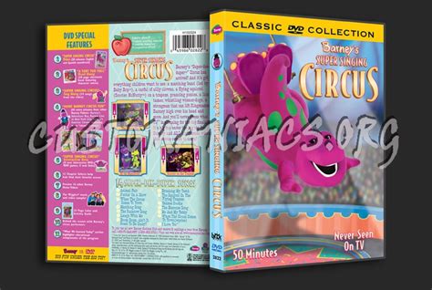 Barney Barneys Super Singing Circus Dvd Cover Dvd Covers And Labels