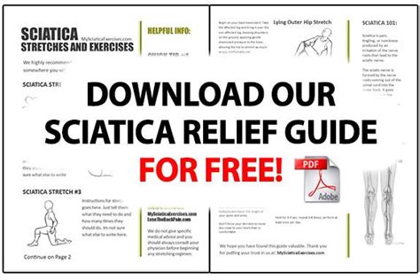 Medication can help with sciatic nerve pain, but exercises that stretch the surrounding muscles can also offer relief. Your Complete Sciatica Resource | My Sciatica Exercises ...