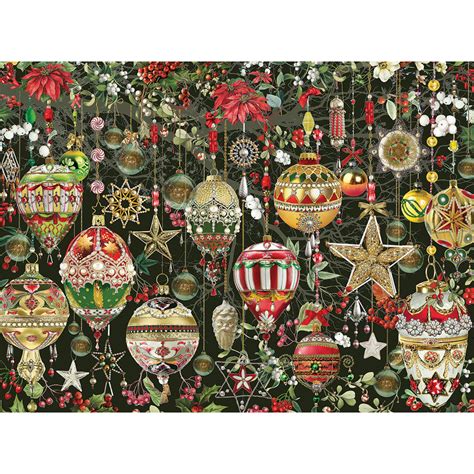 Christmas Ornaments 1000 Piece Jigsaw Puzzle Bits And Pieces